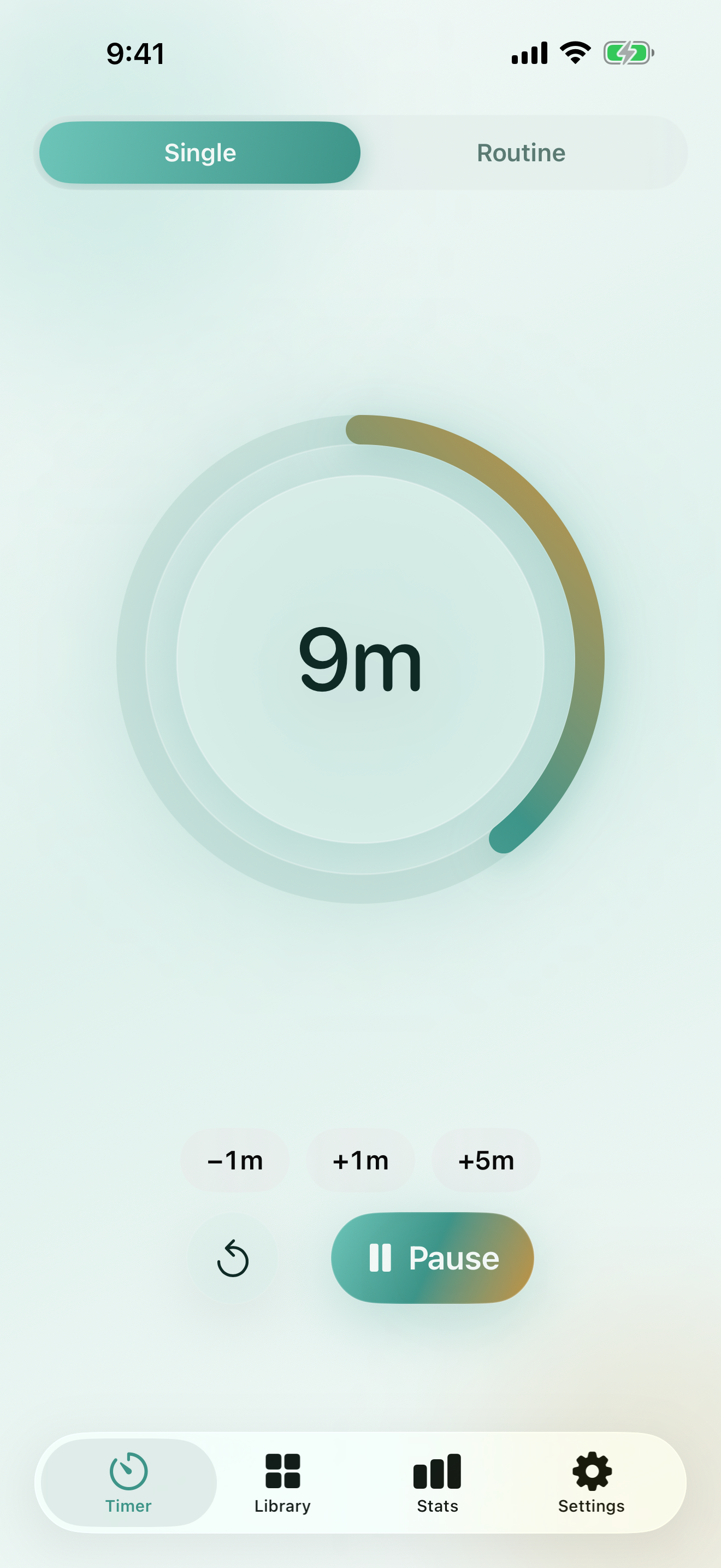 MinuteCue Main Timer